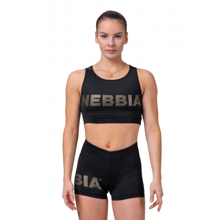 Nebbia Gold Mesh 830 Black - M