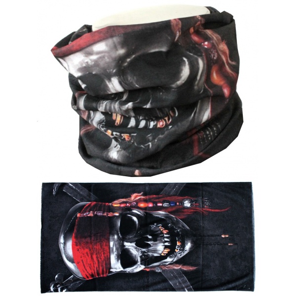 E-shop MTHDR Scarf Pirate Skull