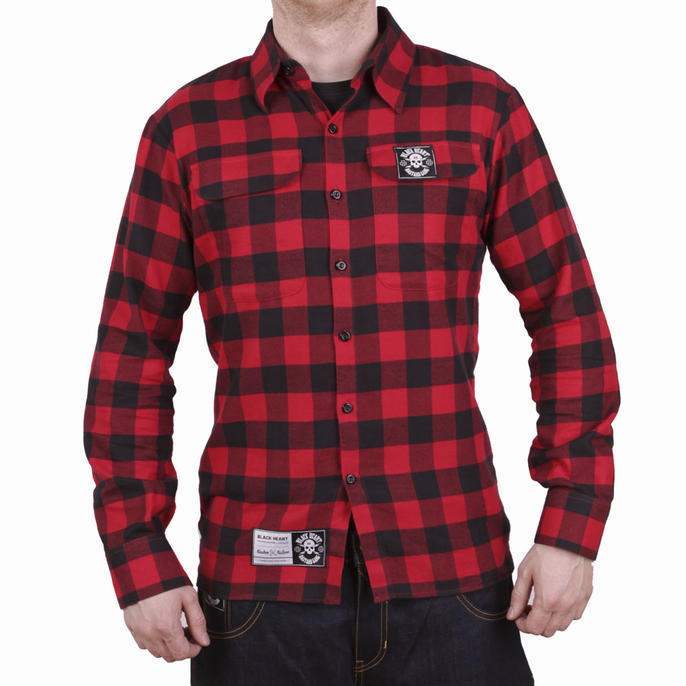 E-shop BLACK HEART Redneck červená - XL