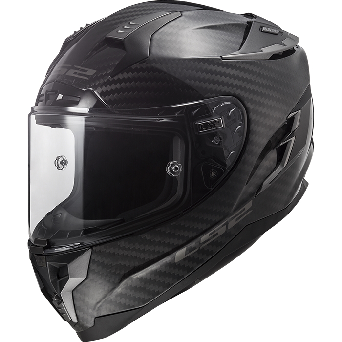 LS2 FF327 Challenger C Carbon Solid Black - XXL (63-64)