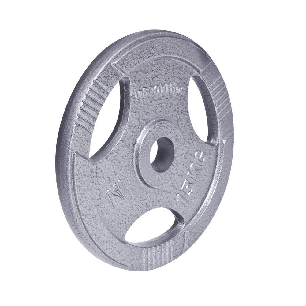 Liatinový olympijský kotúč inSPORTline Hamerton 15 kg 50 mm