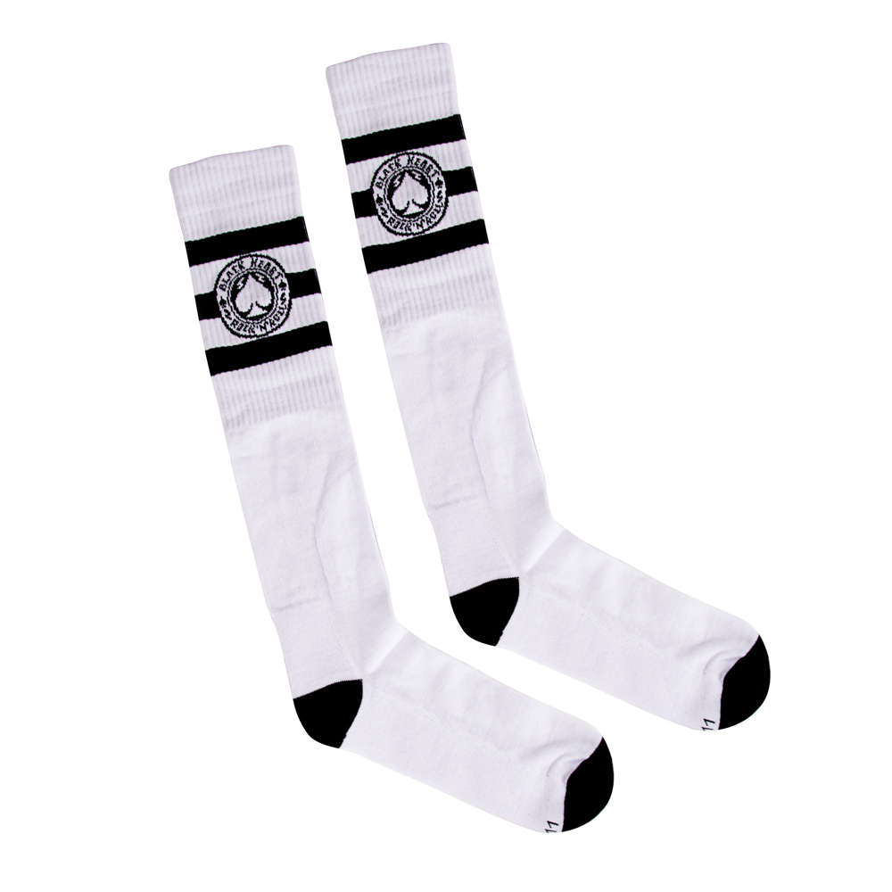 Podkolienky BLACK HEART Ace Of Spades Kneesocks