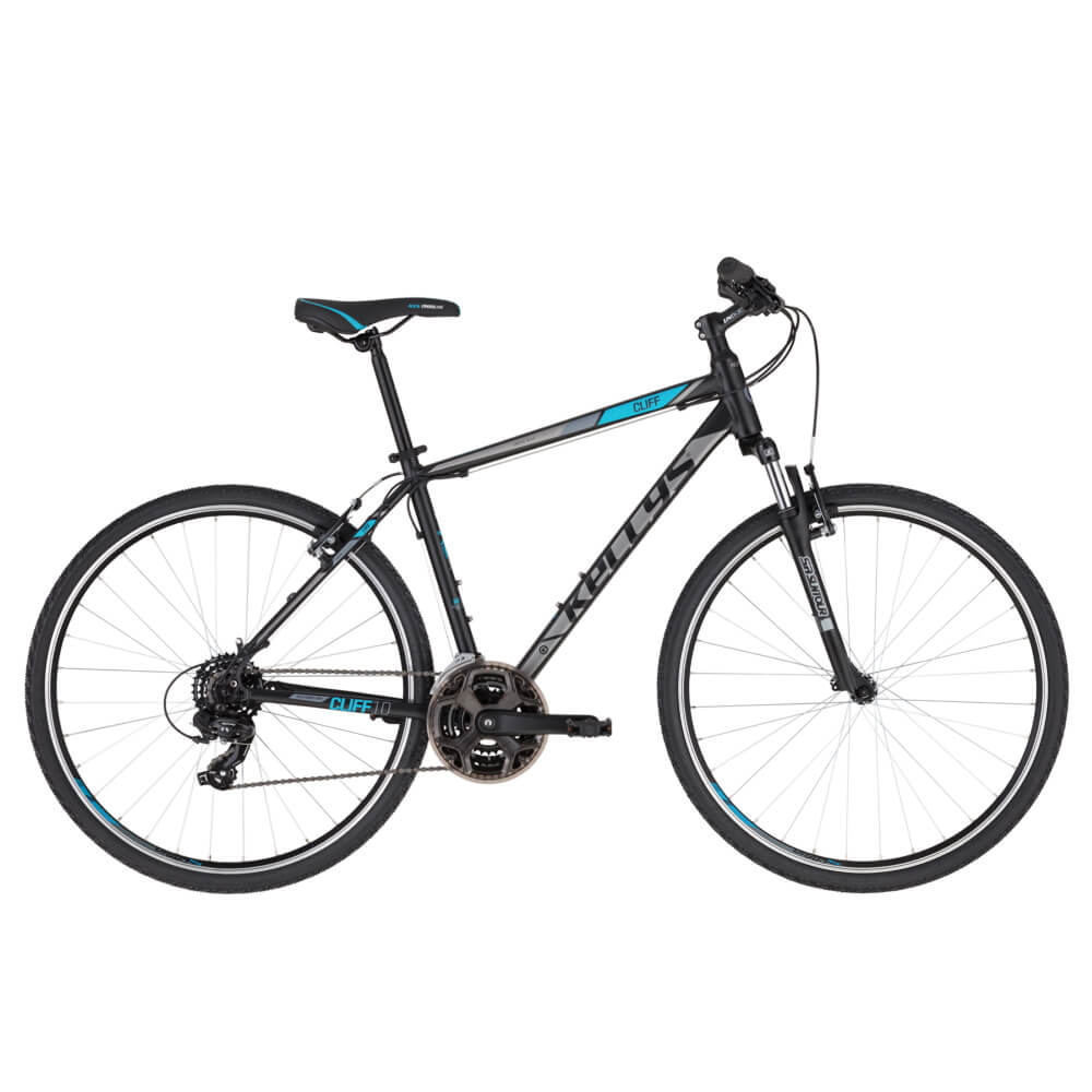 E-shop Kellys CLIFF 10 28" - model 2022 Black Blue - L (21", 175-190 cm)