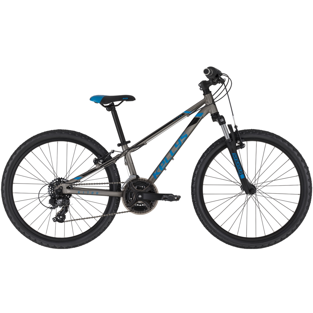Juniorský bicykel KELLYS KITER 50 24" - model 2022 Titanium Blue - 11"