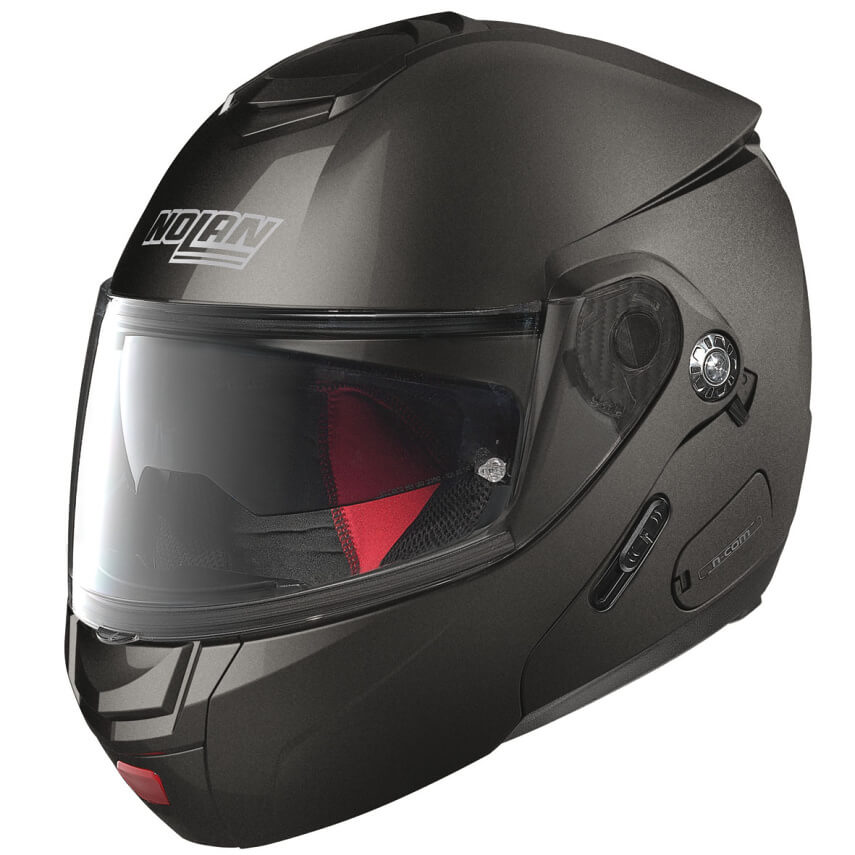 Moto prilba Nolan N90-2 Classic N-Com Lava Grey