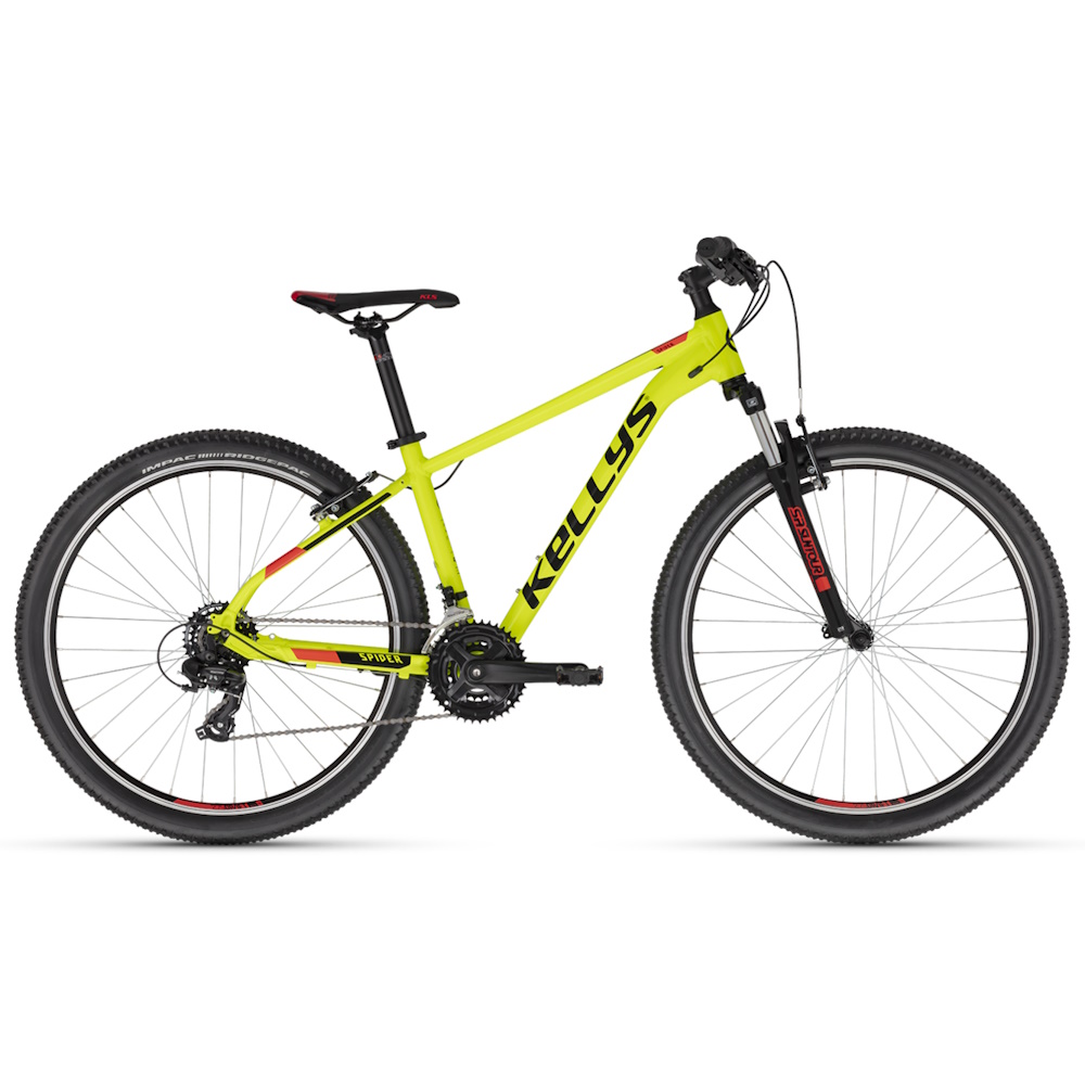 E-shop Kellys SPIDER 10 26" - model 2023 Neon Yellow - XS (15", 149-164 cm)