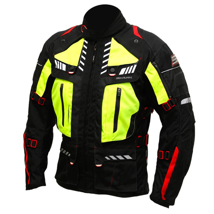 E-shop Spark Expedition čierna-fluo žltá - 3XL