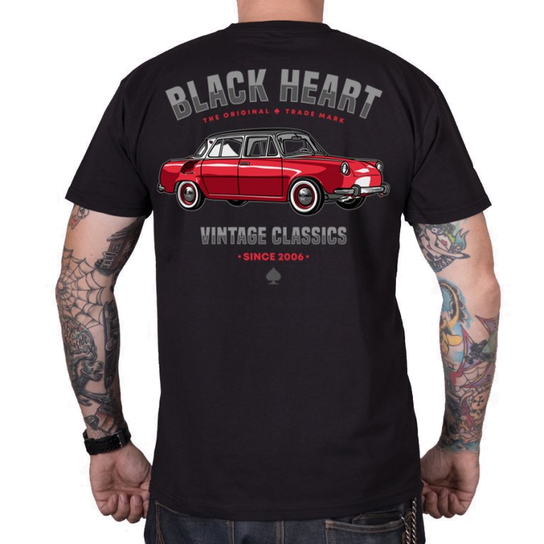 Tričko BLACK HEART MB