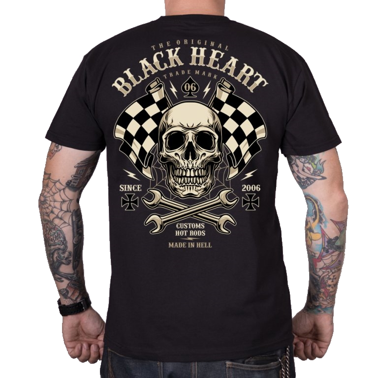 BLACK HEART Starter čierna - XL