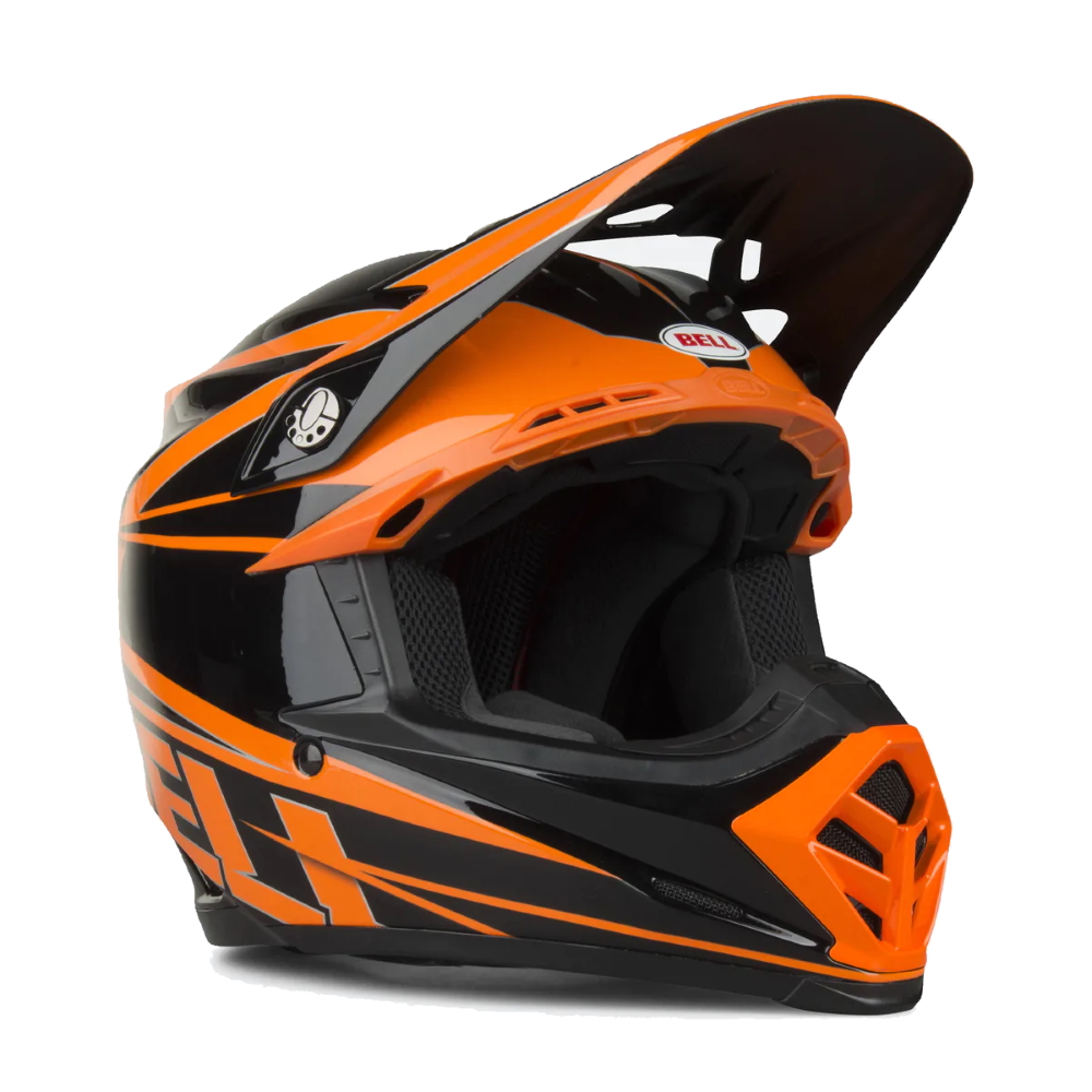 E-shop Bell Moto-9 oranžovo-čierna - S (55-56)