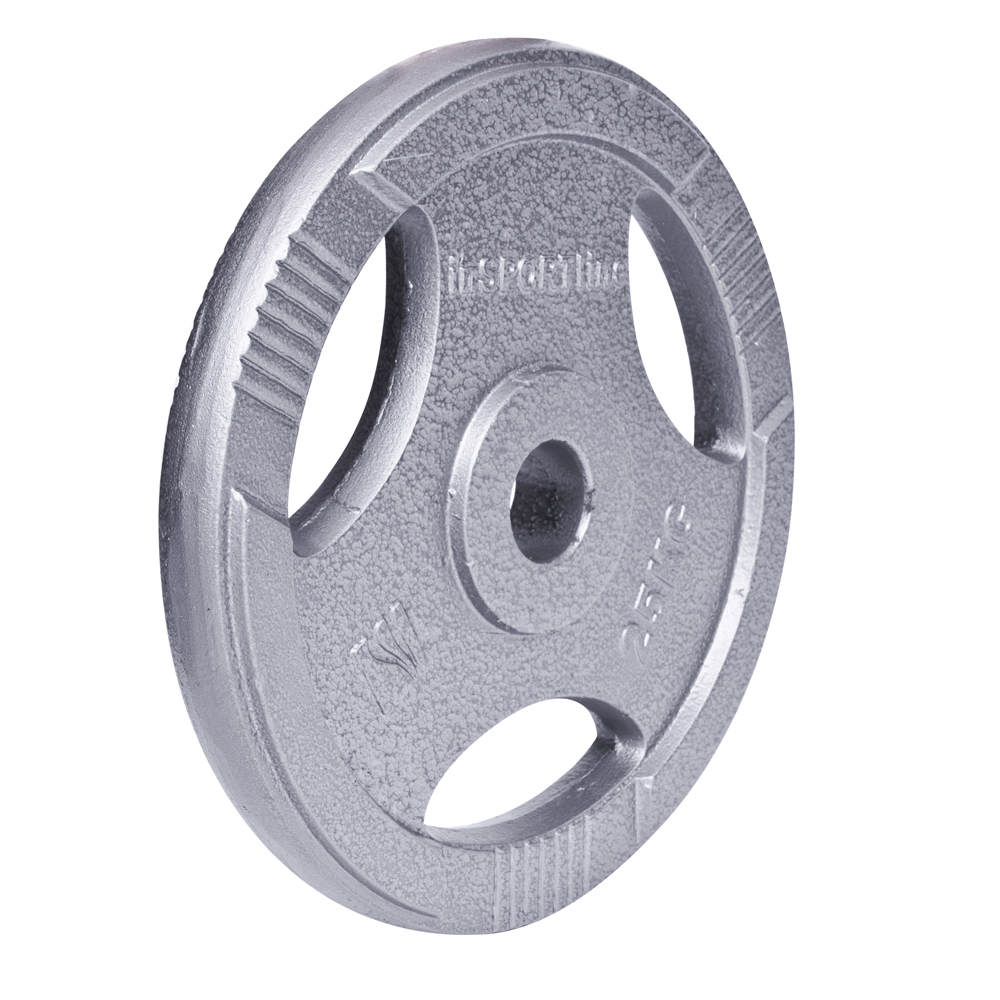Liatinový olympijský kotúč inSPORTline Hamerton 25 kg 50 mm