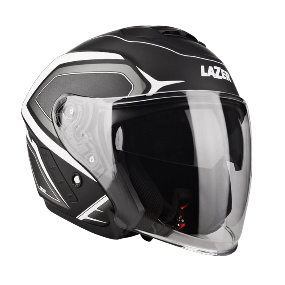 Lazer Tango Hexa Black-White Matt - M (57-58)