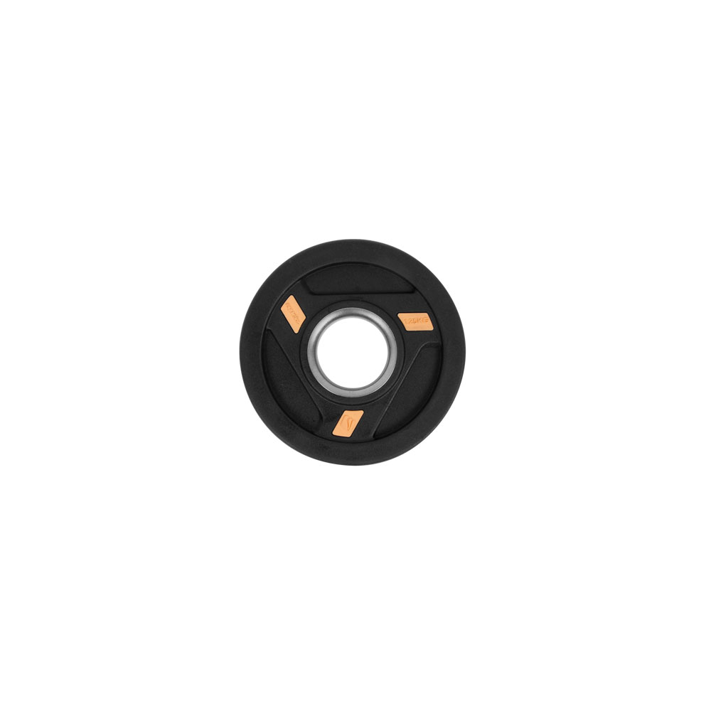 Pogumovaný olympijský kotúč inSPORTline Herk OL 1,25 kg 50 mm