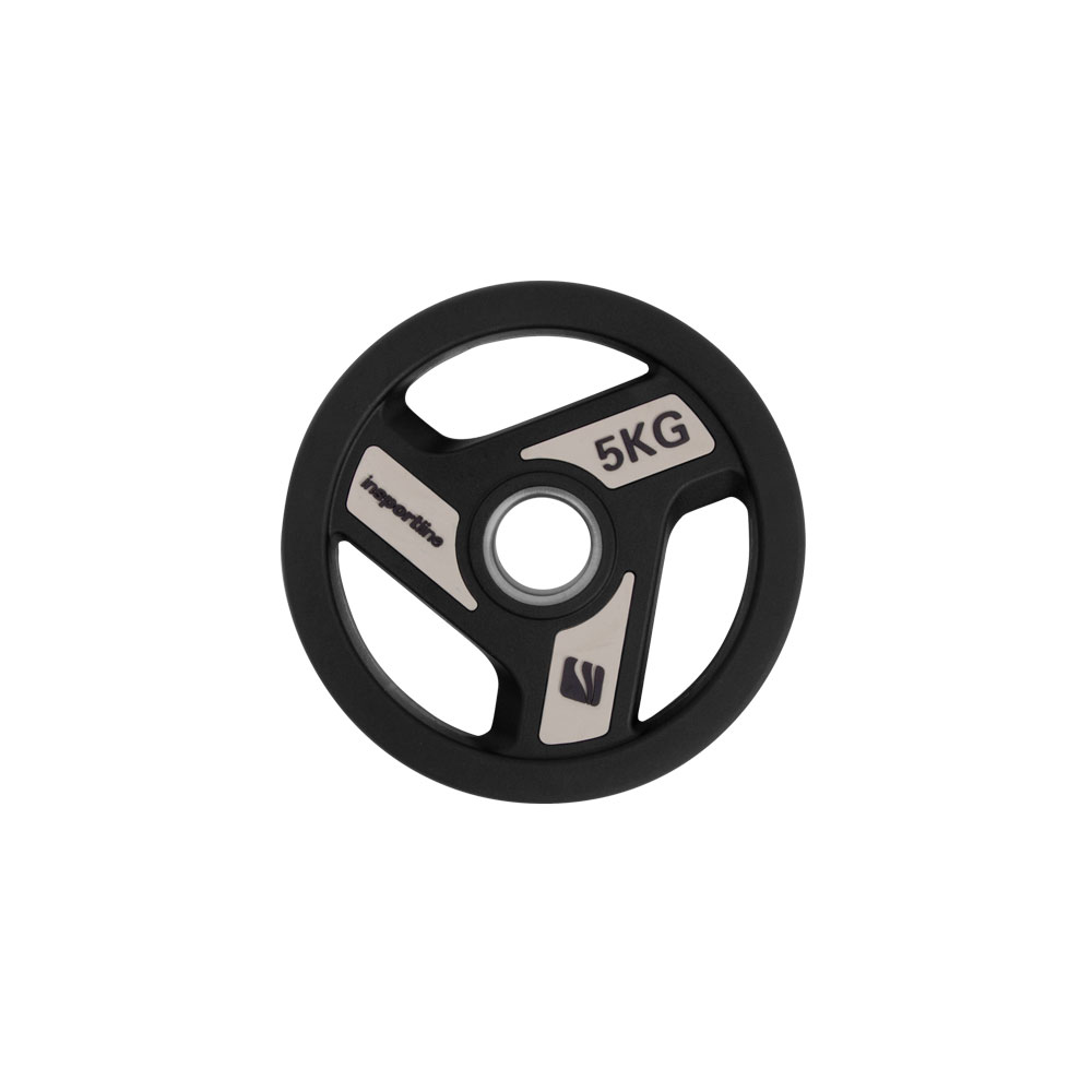 Pogumovaný olympijský kotúč inSPORTline Herk OL 5 kg 50 mm
