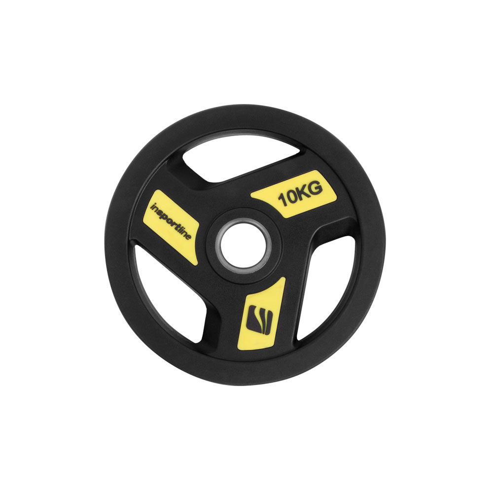 Pogumovaný olympijský kotúč inSPORTline Herk OL 10 kg 50 mm