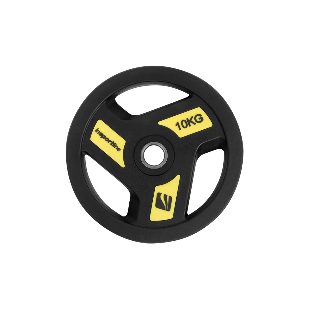 Pogumovaný kotúč inSPORTline Herk 10 kg 30 mm
