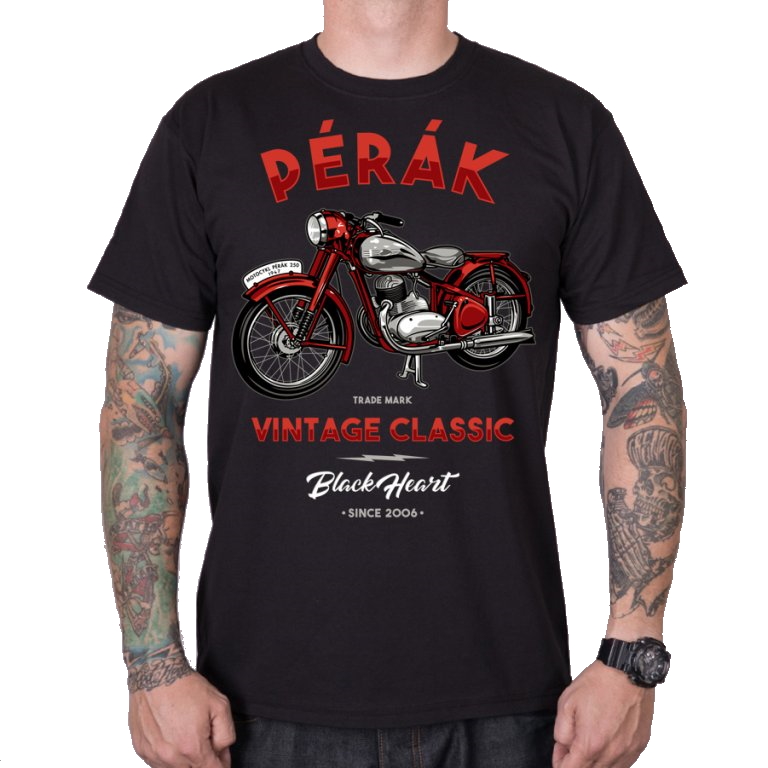 BLACK HEART Pérák čierna - 3XL