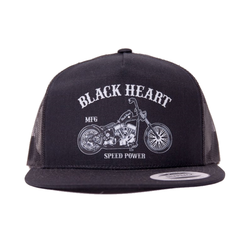 E-shop BLACK HEART Bobber BLK Trucker čierna