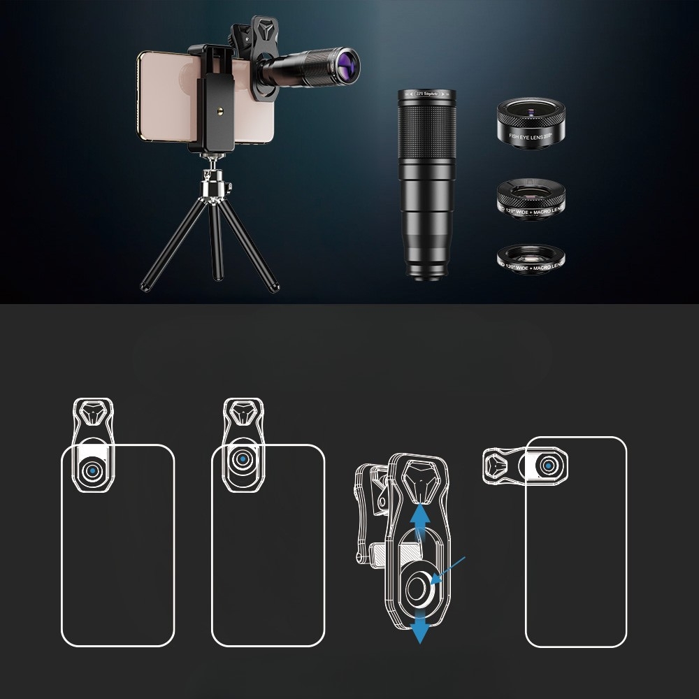 Apexel Apexel 4-in-1 Tripod