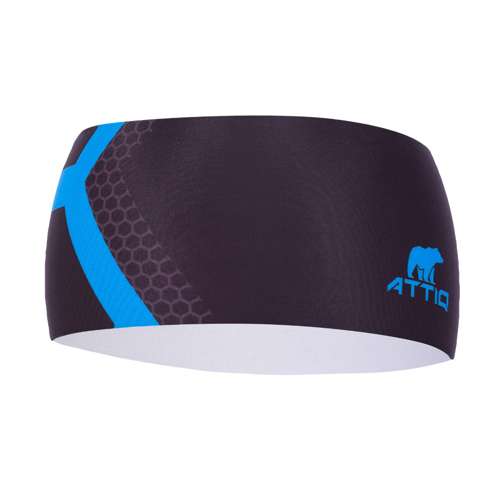 Attiq Lycra Thermo Vertical Blue