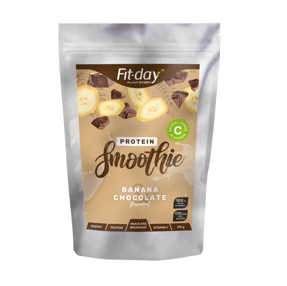 Proteínový nápoj Fit-day Protein Smoothie 135 g banán v čokoláde