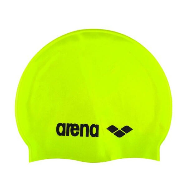 Plavecká čapica Arena Classic Silicone fluo zelená