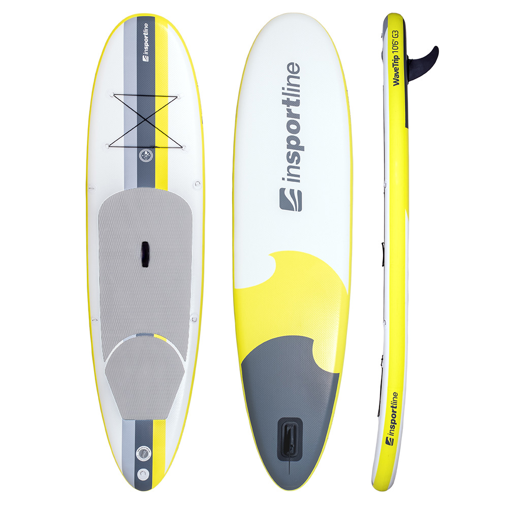 Paddleboard s príslušenstvom inSPORTline WaveTrip 10'6" G3 - Farba: Modrá · záber 3