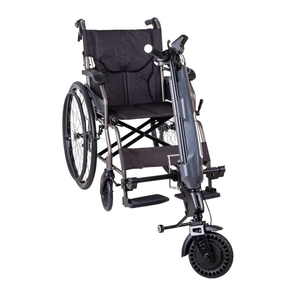 Mechanický skladací invalidný vozík inSPORTline Jakesully odľahčený s pohonom Oppatia · záber 3
