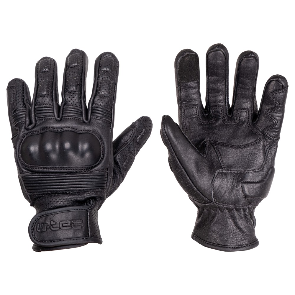 Kožené moto rukavice W-TEC Clascado