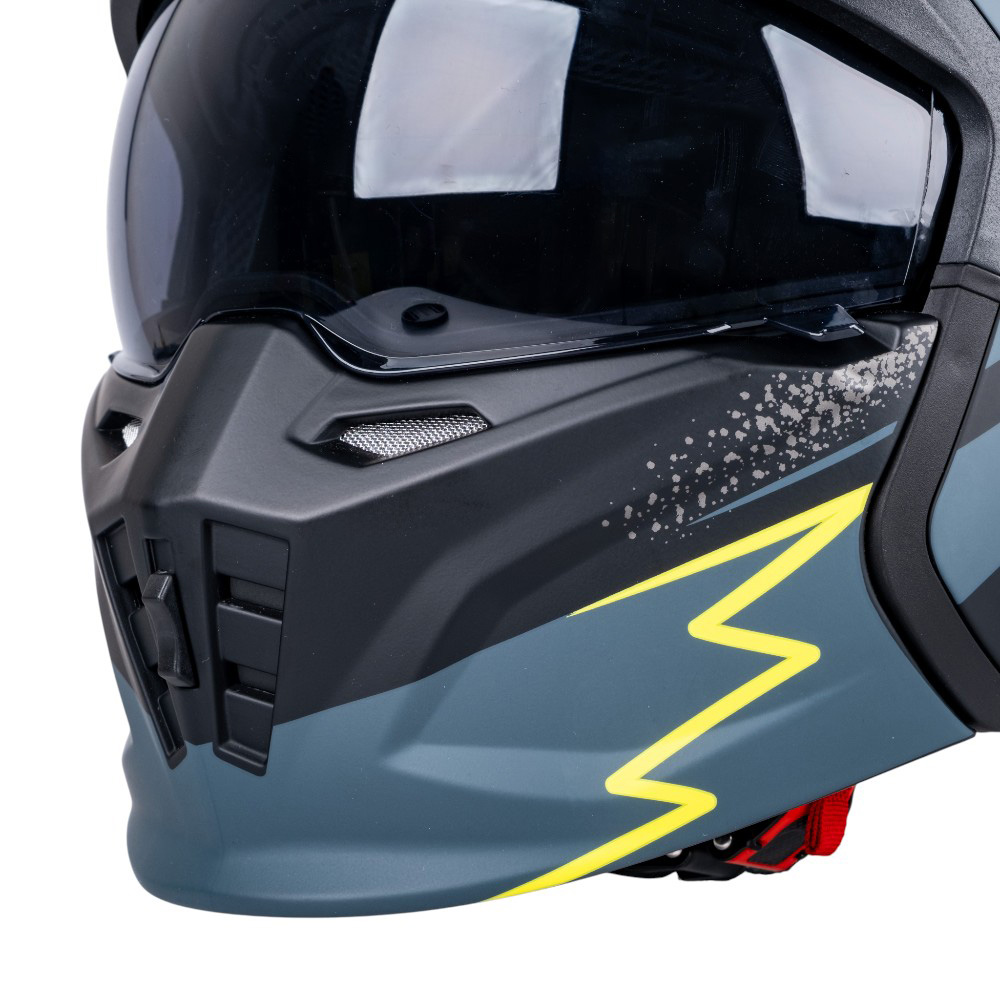 W-TEC Badalone Graphic matno čierno-žltá - XL (61-62) · záber 12