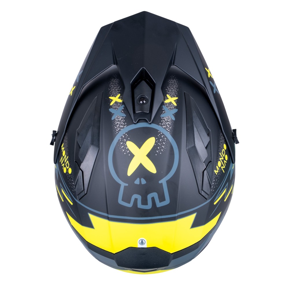 W-TEC Badalone Graphic matno čierno-žltá - XL (61-62) · záber 6