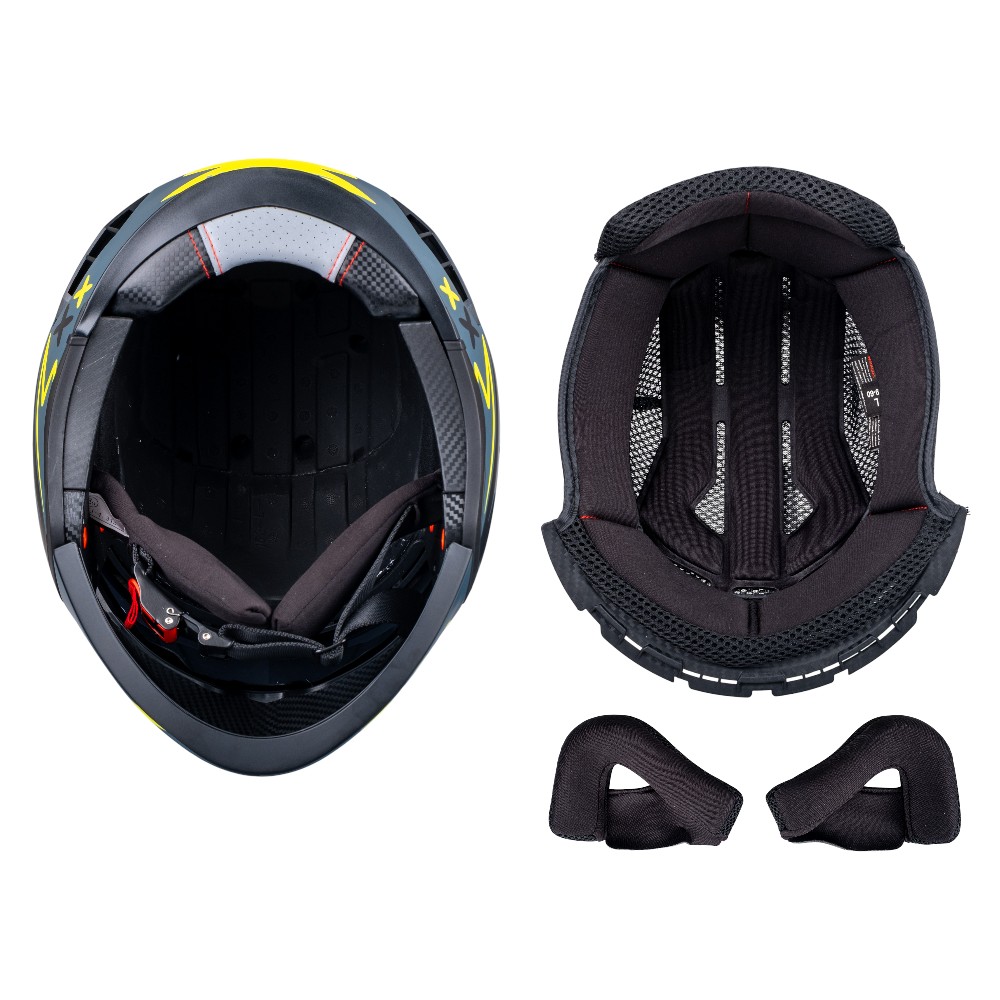 W-TEC Badalone Graphic matno čierno-žltá - XL (61-62) · záber 11