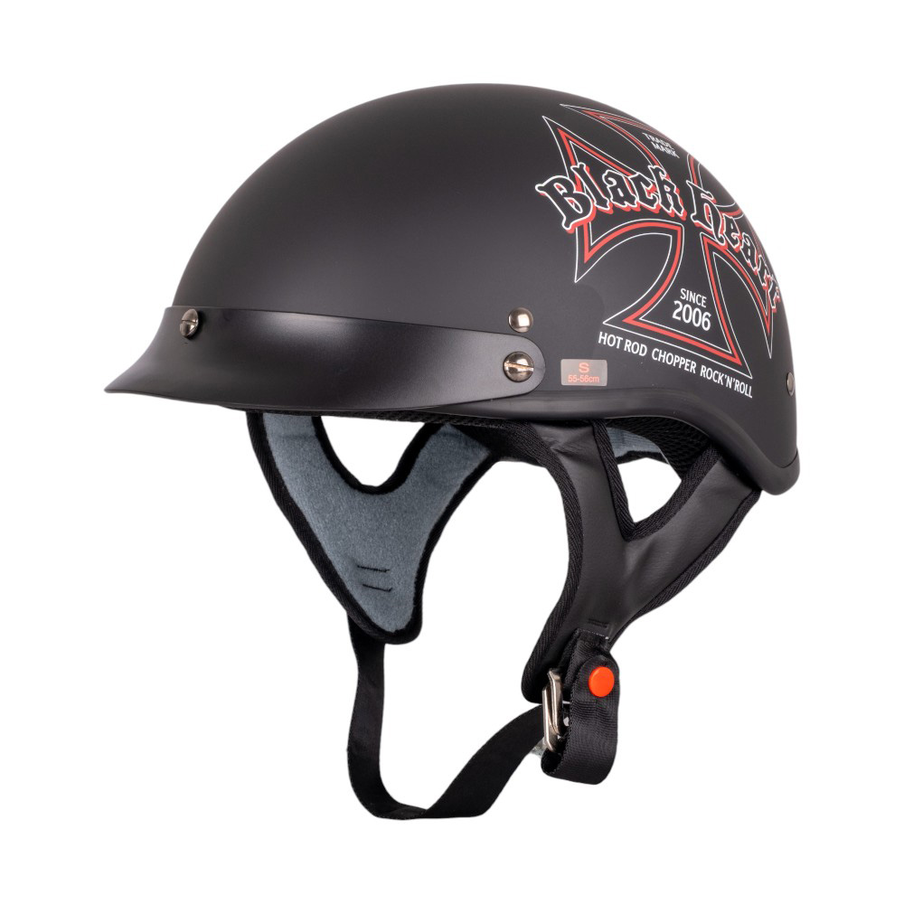 Moto prilba W-TEC Black Heart V531 Iron Cross