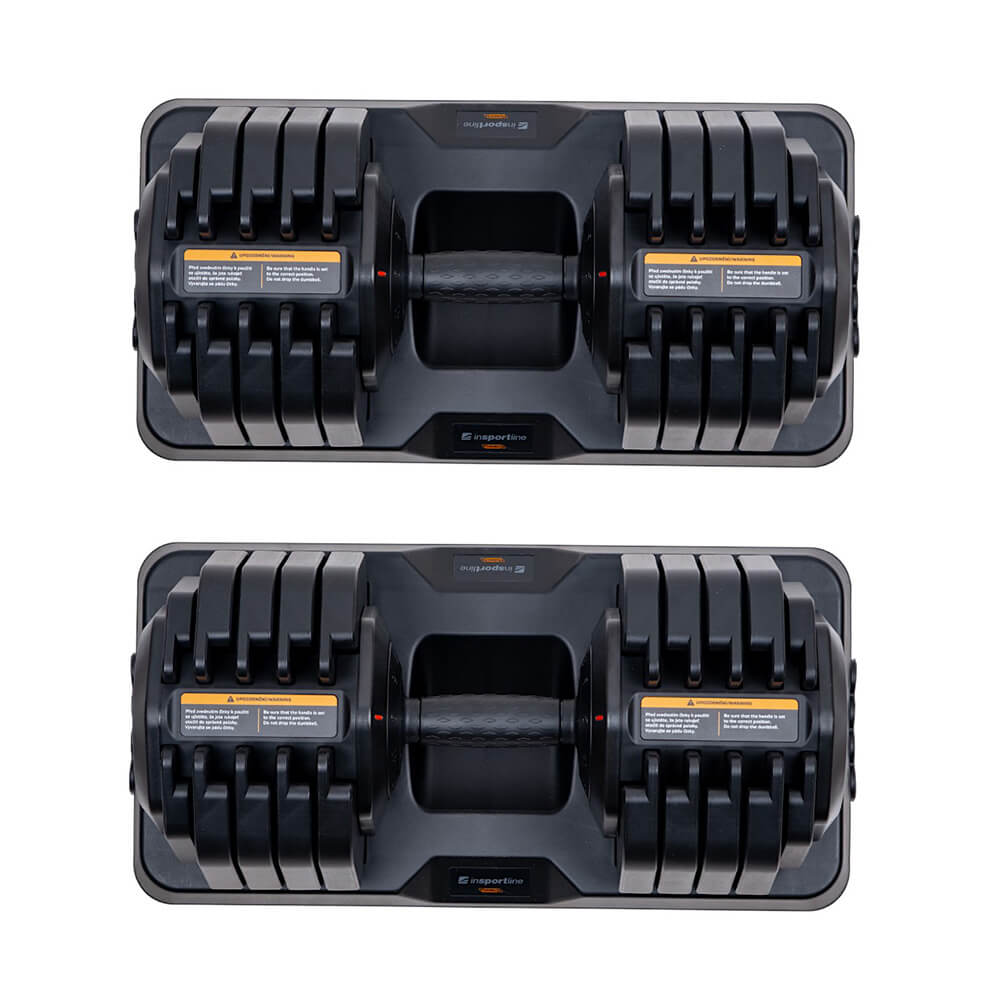 Súprava nastaviteľných jednoručných činiek inSPORTline DuraBell® 2x 5-41 kg · záber 3