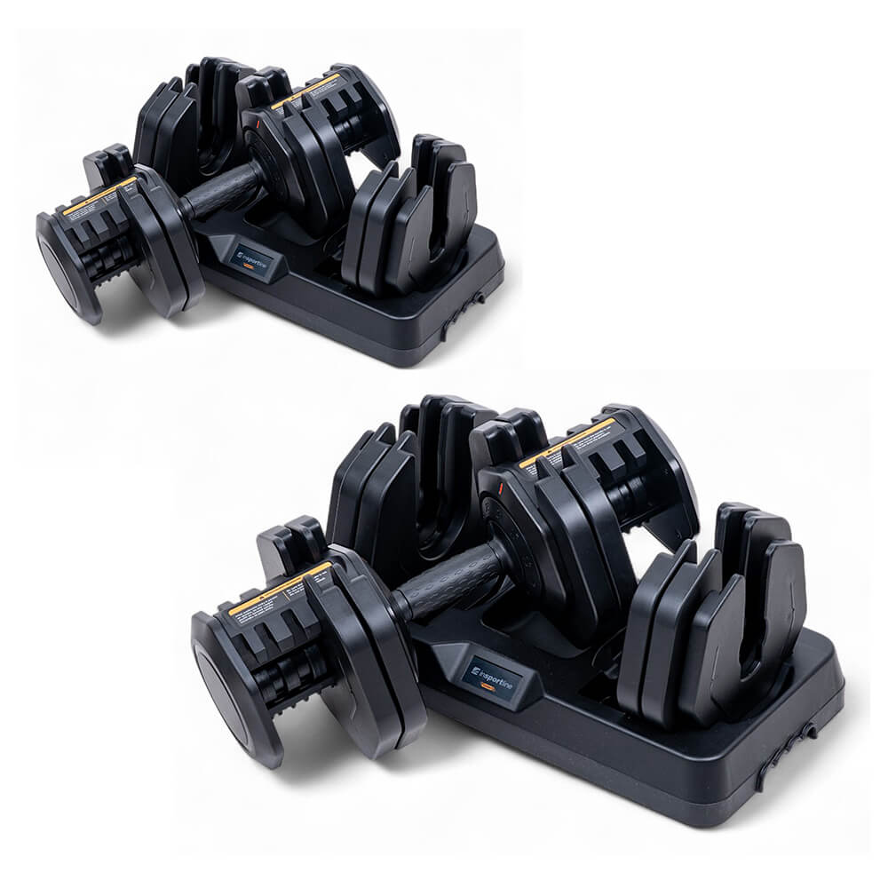 Súprava nastaviteľných jednoručných činiek inSPORTline DuraBell® 2x 5-41 kg · záber 2