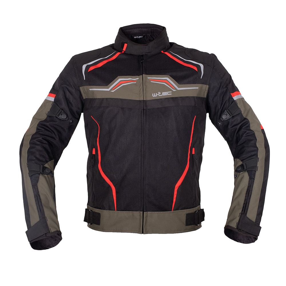 W-TEC Rovin čierno-zeleno-červená - XL