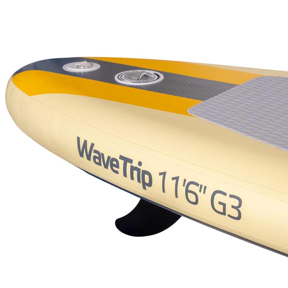 Paddleboard s príslušenstvom inSPORTline WaveTrip 11'6" G3 - Farba: Žltá · záber 5