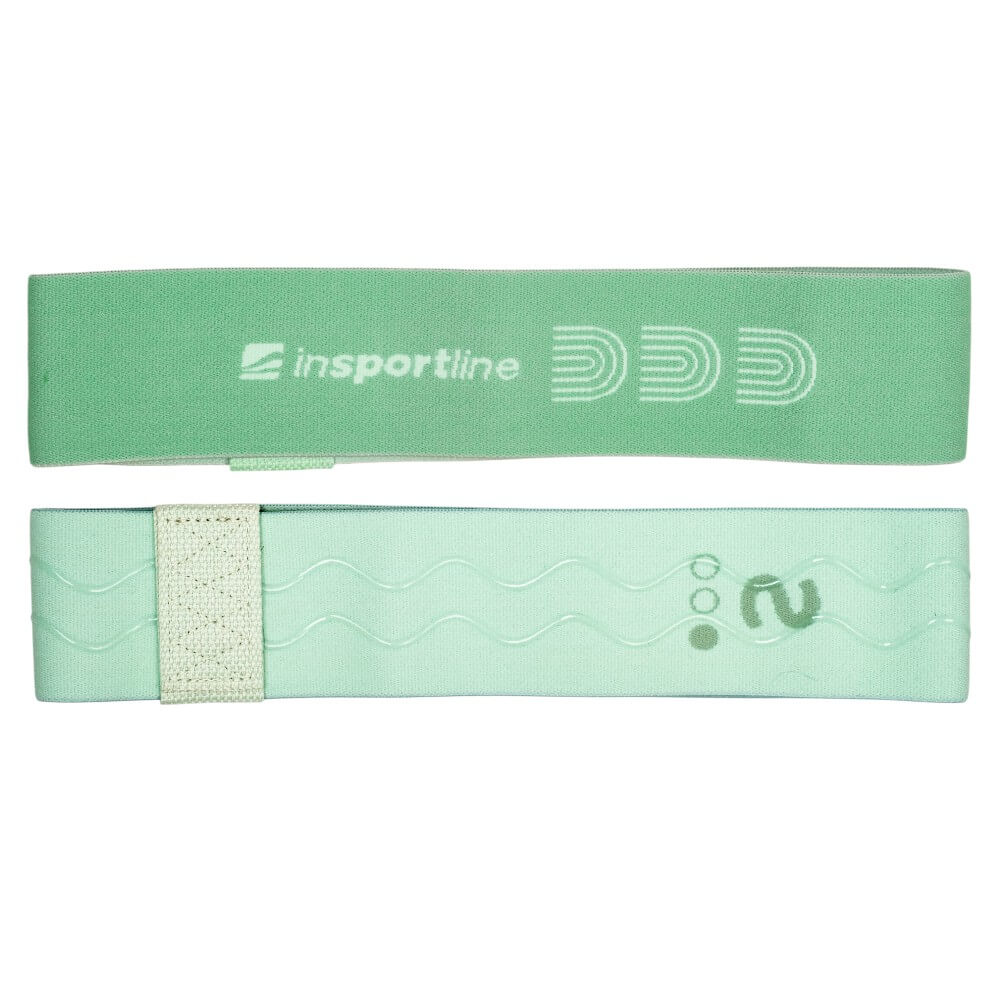 Posilňovacia slučka inSPORTline Hiplop S 60x6 cm / 13 kg - Farba: Zelená · záber 3