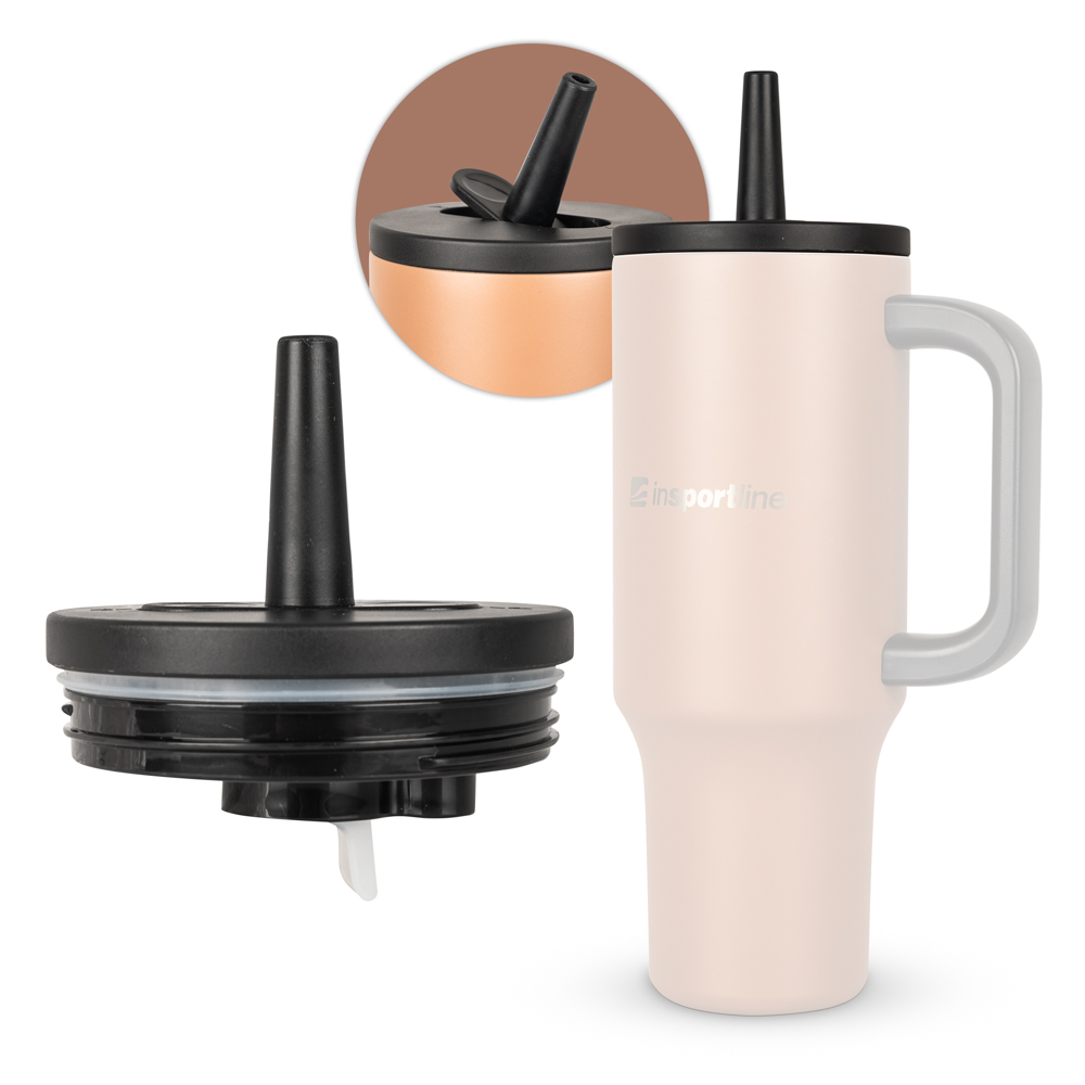 inSPORTline Náhradné viečko pre termohrnček Cocoanna 1200ml kávová