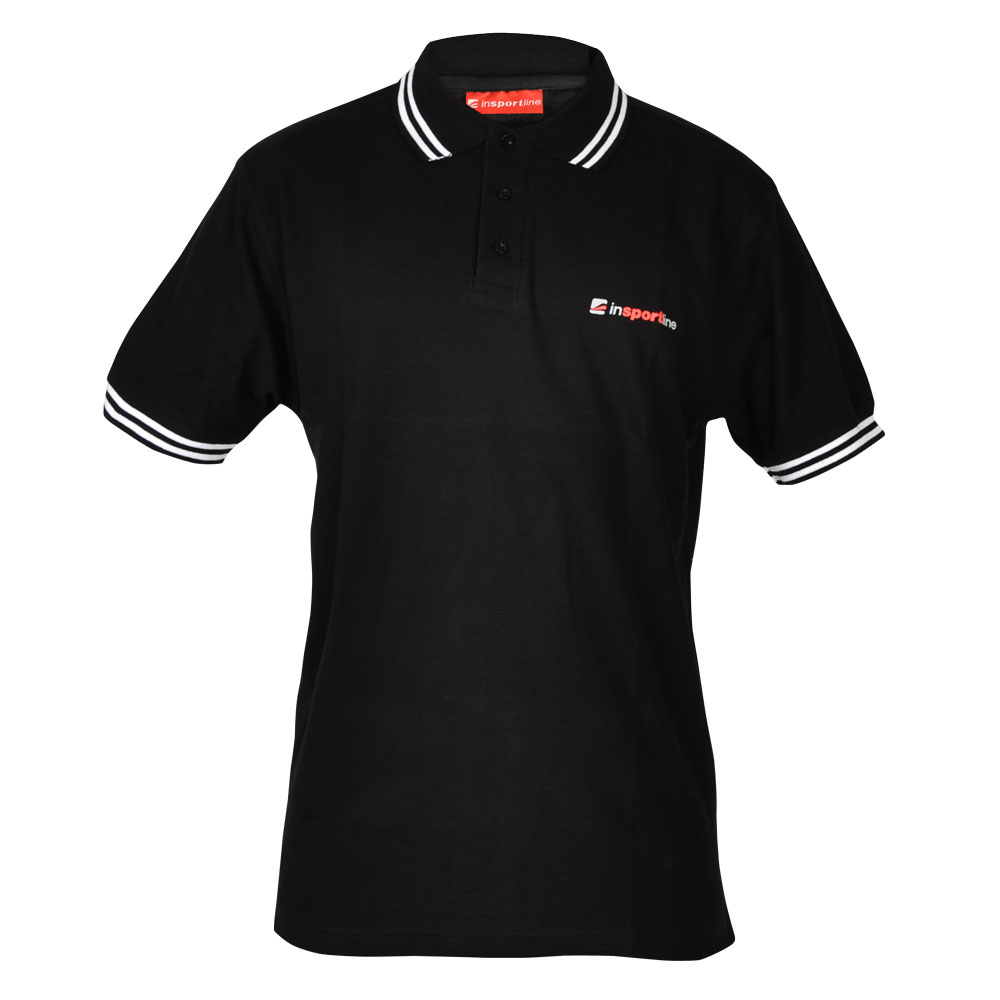 inSPORTline Polo čierna - XL