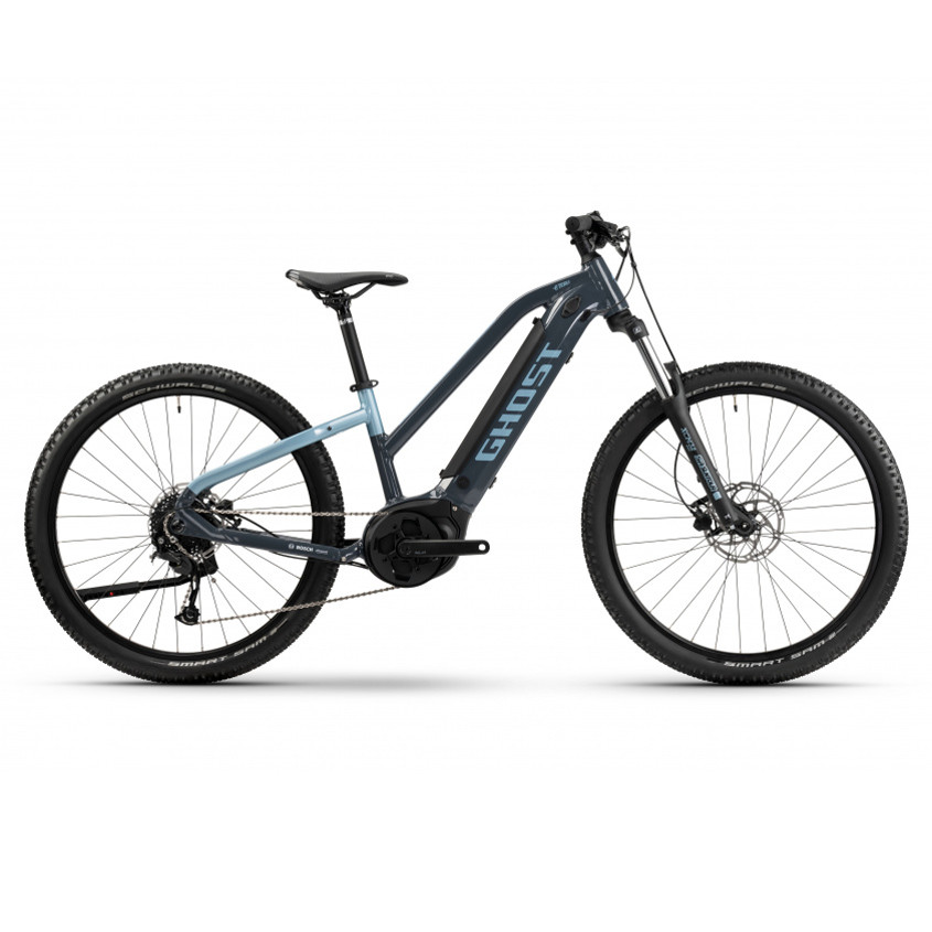 Horský elektrobicykel Ghost E-Teru MID 27,5 B500 XS - model 2023 Grey/Blue - XS (14")