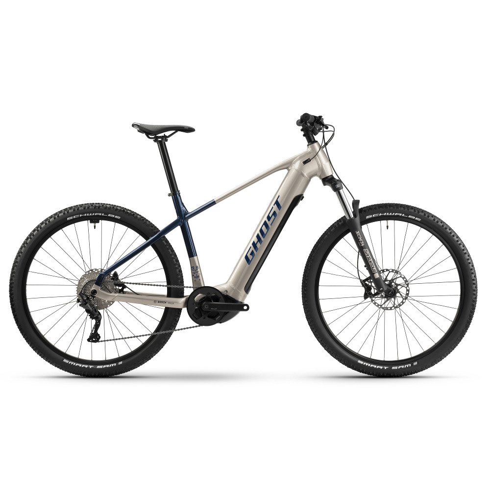 Horský elektrobicykel Ghost E-Teru Universal 27,5" B625 - model 2023 Grey/Blue - XS (15")