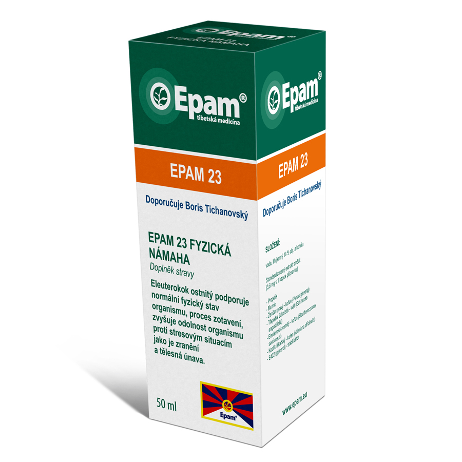 Doplnok stravy EPAM 23 - Fyzická námaha 50 ml