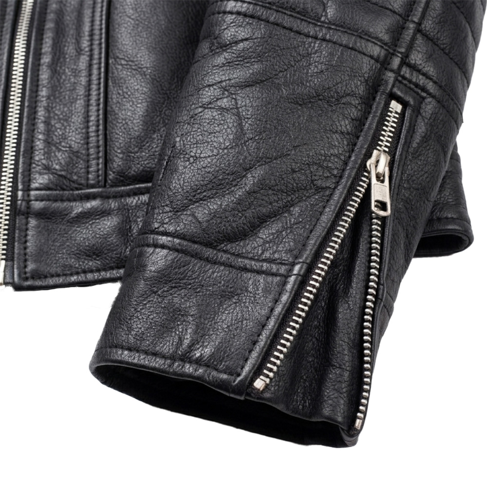 Kožená moto bunda W-TEC Murayo Farba čierna, · záber 6