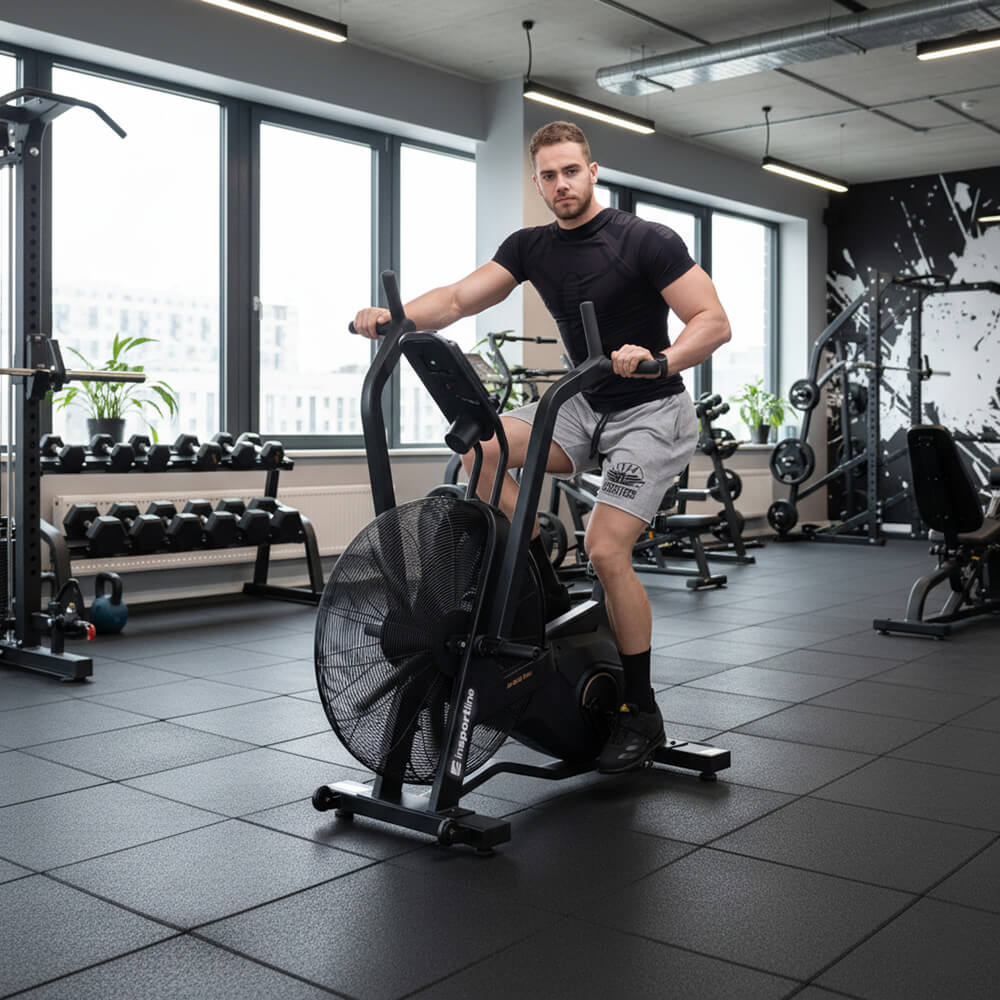 AirBike® inSPORTline Max - Farba: Čierna · záber 7