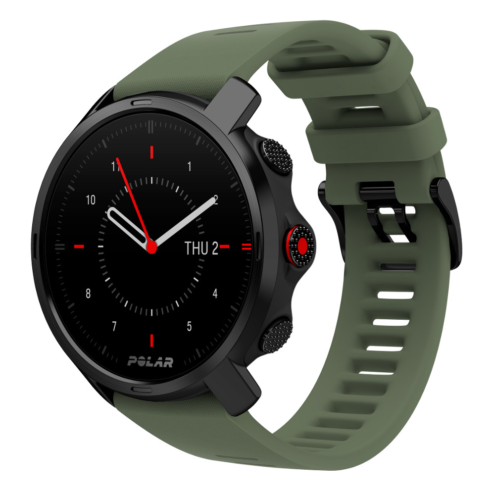 Outdoorový športtester Polar Grit X čierna/zelená