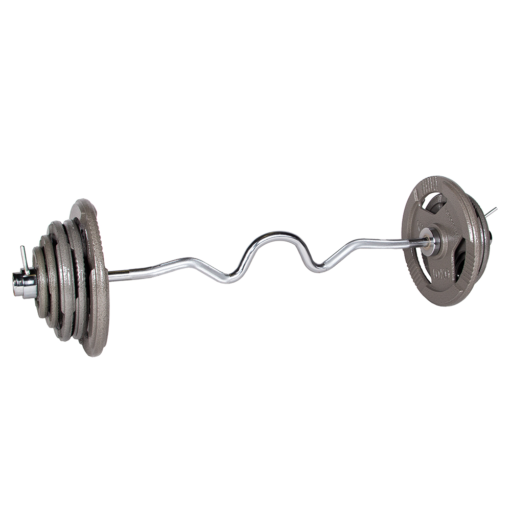 Olympijský nakladací set inSPORTline Triceps Combo 120 cm/50 mm 56 kg