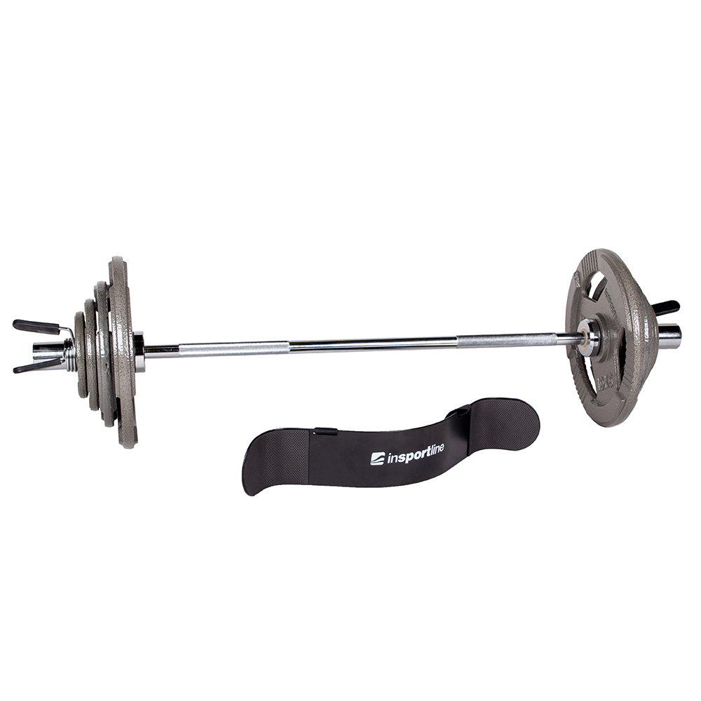 inSPORTline Biceps Ruberton 120 cm/50 mm 45 kg