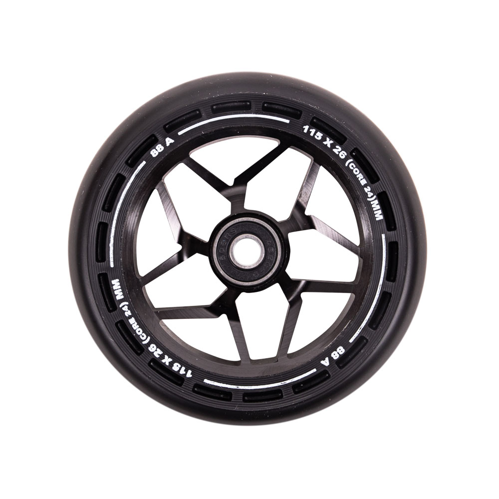 Kolieska LMT L Wheel 115 mm s ABEC 9 ložiskami čierno-čierna