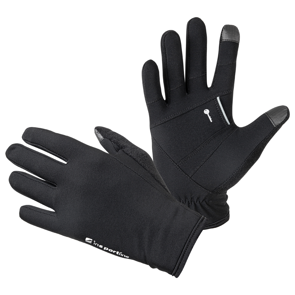 Bežecké rukavice inSPORTline Vilvidero čierna - XL